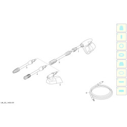Michelin Spare Parts for Pressure Washer MPX 120 R