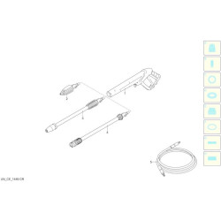 Michelin Spare Parts for Pressure Washer MPX 130 BC