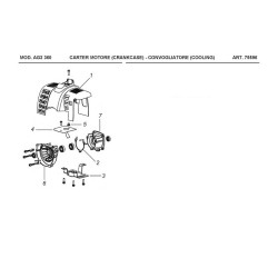 Ama Spare Parts for Brushcutter AG2 360