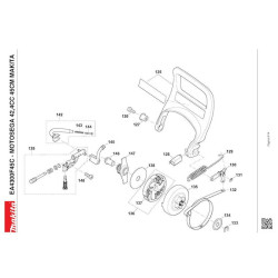 Ricambi Makita per Motosega EA4300F45C