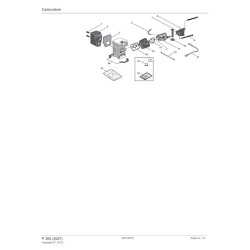 Alpina Spare Parts for Chain Saw P 365 (2007) 222614010