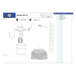 Annovi & Reverberi Parts for Ash Cleaner MID 20