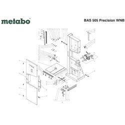 Ricambi Metabo per Sega a Nastro BAS 505 Precision WNB