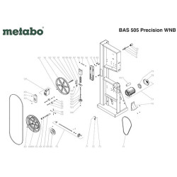Ricambi Metabo per Sega a Nastro BAS 505 Precision WNB