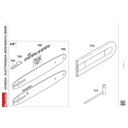 Makita Spare Parts for Electric Chainsaws UC4003A