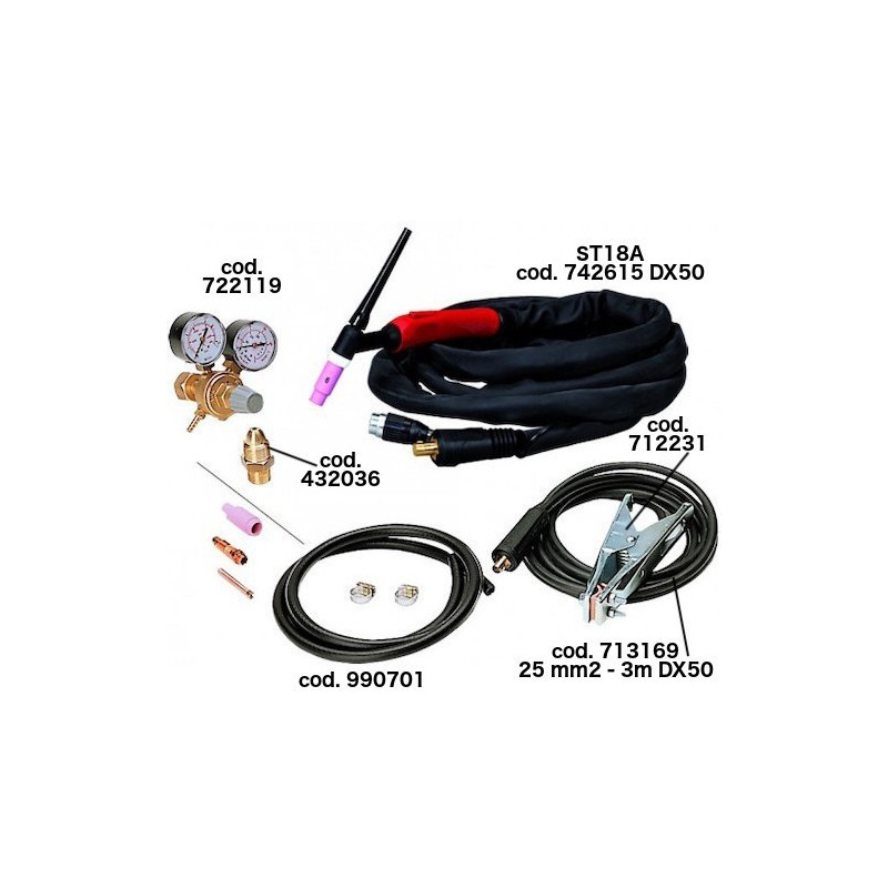 Kit per Saldatura TIG ACQUA Telwin 802789