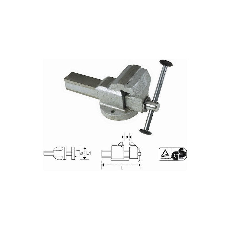 Morsa Fissa in Acciaio Ferritalia Maurer 89148