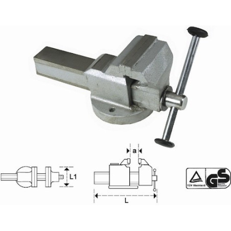 Morsa Fissa in Acciaio Ferritalia Maurer 89148