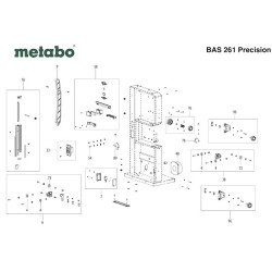 Ricambi Metabo per Sega a Nastro BAS 261 Precision
