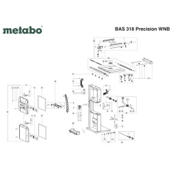 Ricambi Metabo per Sega a Nastro BAS 318 Precision WNB