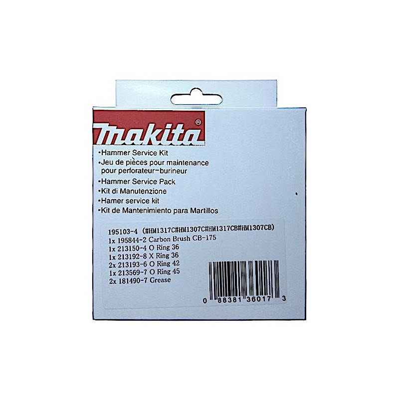 Kit Manutenzione per Martello Demolitore Makita HM1317C