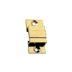 Staple for Vertical Bolt in Polished Brass Tailed