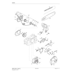 Stiga Spare Parts for Chainsaw SPR 276 (2017) 240271002/S17