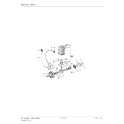 Castor Spare Parts for Chain Saw CP 410 16 325 (2003) 122516001