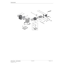 Ricambi Castor per Motosega CP 410 16 325 (2003) 122516001