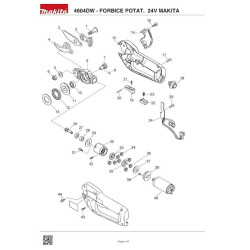 Makita Spare Parts for Pruning Scissor 4604DW