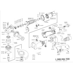 Flex Spare Parts for Angle Grinder L 3406 VRG