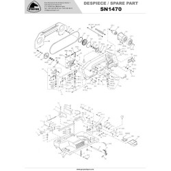 Stayer Spare Parts for Band Saw SN1470