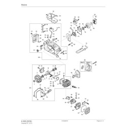 Ricambi Alpina per Motosega A 305 (2016) 202510000/ALP