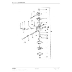 Tanaka Spare Parts for Brush Cutter TBC-262