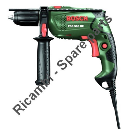 Ricambi Bosch per Trapano a Percussione PSB 500 RE - 0603387680