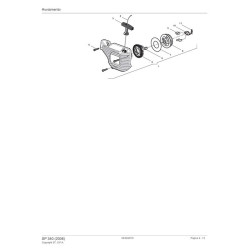 Stiga Spare Parts for Chainsaw SP 340 (2006) 15-4110-11