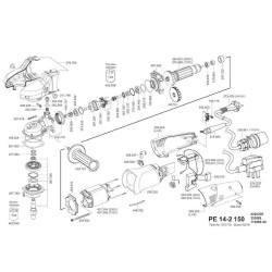 Flex Spare Parts for Polisher PE 14-2 150