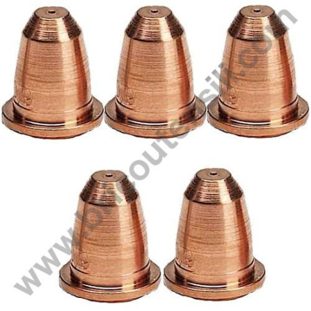 Kit 5 Torch Nozzles for Telwin TECHNOLOGY PLASMA 54 KOMPRESSOR