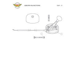 Meccanica Benassi Spare Parts for Tiller RL 3 [1+1]