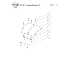 Meccanica Benassi Spare Parts for Tiller RL 40