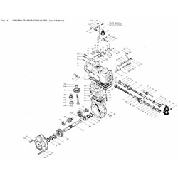 Meccanica Benassi Spare Parts for Tiller RL 300 - RL300 L