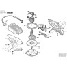 Ricambi Bosch per Levigatrice Rotorbitale PEX 270 AE - 0603369780