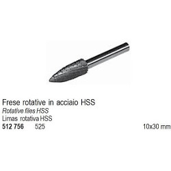 Fresa Rotativa in Metallo Duro H10