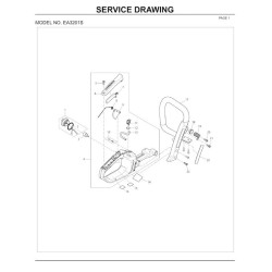 Makita Spare Parts for Chainsaw EA3201S