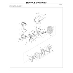 Makita Spare Parts for Chainsaw EA3201S