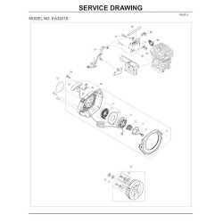 Makita Spare Parts for Chainsaw EA3201S