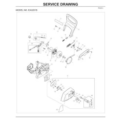 Makita Spare Parts for Chainsaw EA3201S