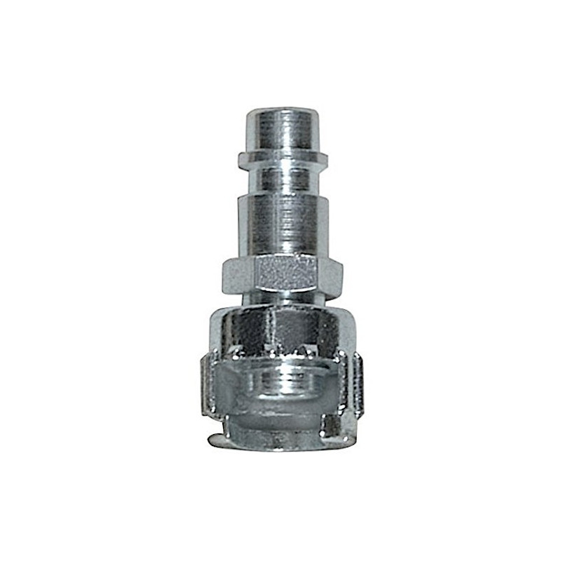 Innesto Maschio Rapido Con Dado Fresato 1/4"