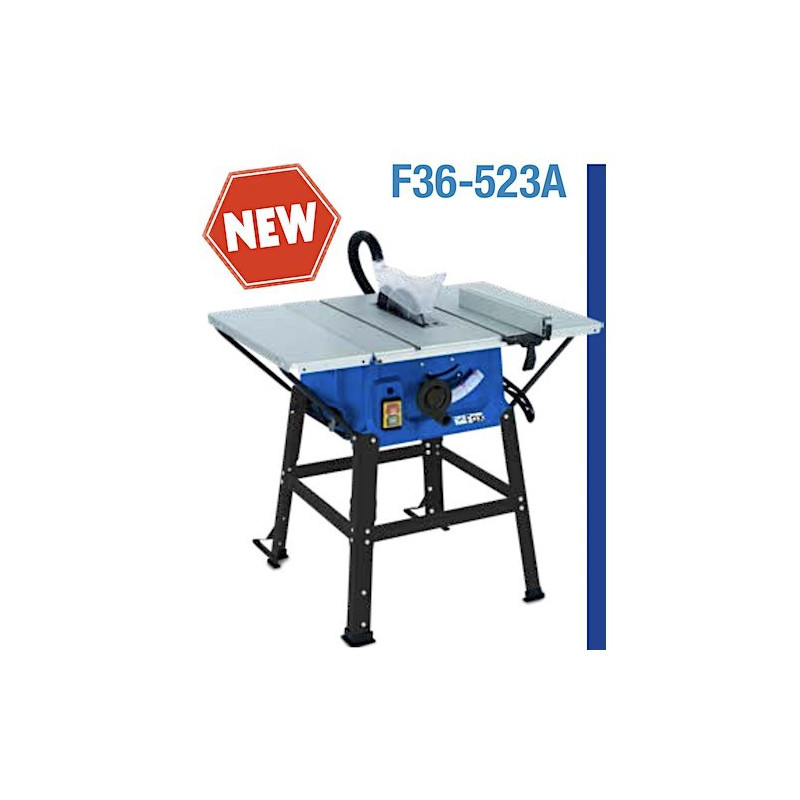 Construction Site Table Saw Fox F36-523A Blade D.254mm