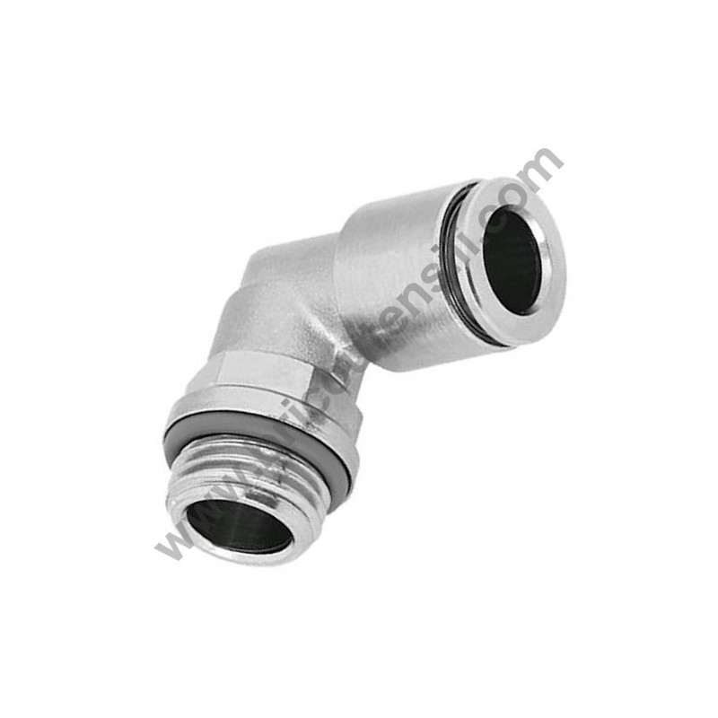 Raccordo 1/4 M Tubo Rilsan D.6 per Compressore Black & Decker CP6