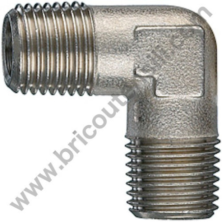 Raccordo a "L" 3/8" MM per Gruppo Pompante Fiac GMS 100 Compact