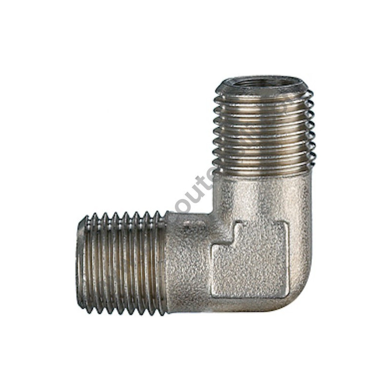 "L" Joint 3/8" MM for Flexi Hose Pump Unit Fiac GMS 100 Compact