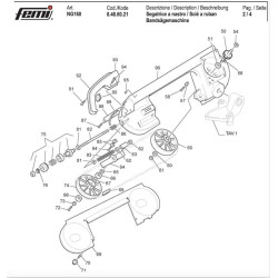 Femi Spare Parts for Transportable Band Saws NG160 - 8486021