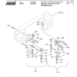 Femi Spare Parts for Transportable Band Saws NG160 - 8486021