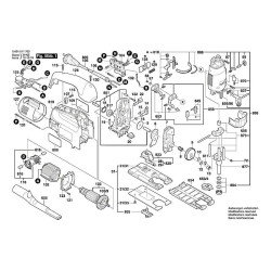 Bosch Spare Parts for Jig Saw GST 135 BCE