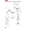 Ricambi Makita per Levigatrice Rotorbitale BO6030