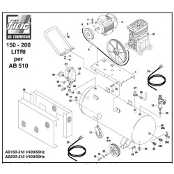Ricambi Fiac per Compressore AB 150-200 510