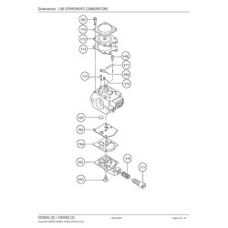 Hitachi Spare Parts for Engine Chainsaw CS30EH (S) / CS35EH (S)