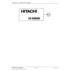 Hitachi Spare Parts for Engine Chainsaw CS30EH (S) / CS35EH (S)