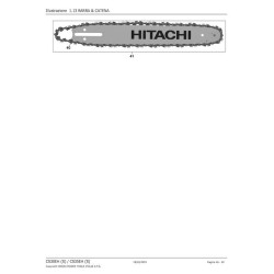 Ricambi Hitachi per Motosega CS30EH(S)-CE35EH(S)